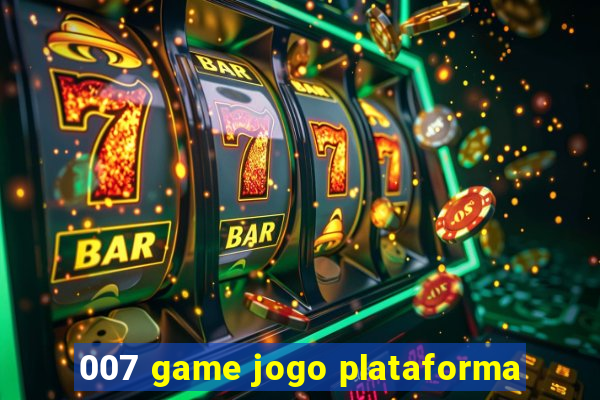 007 game jogo plataforma